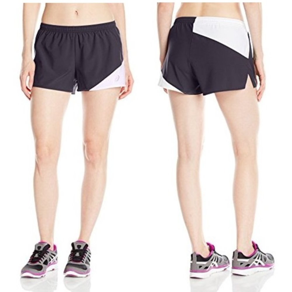 NWT ASICS Women's Gunlap Split Shorts Size L